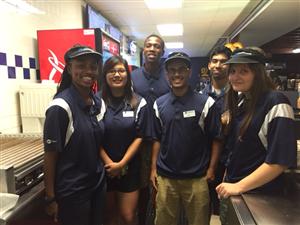 NHS Students Volunteer at the Blue Rocks game 