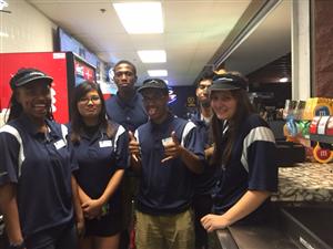 NHS Students Volunteer at the Blue Rocks game 