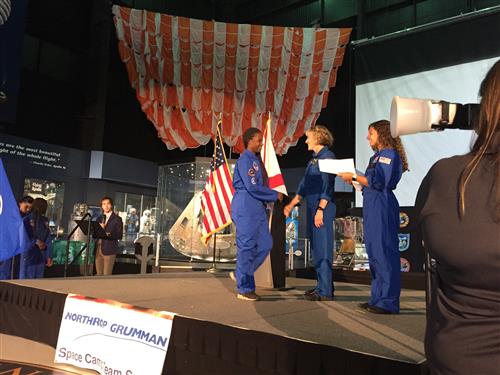 Michaeja Chamblee Graduating from Space Academy 