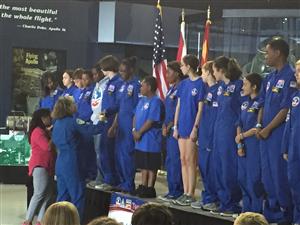Destiny Graduating from Space Camp 