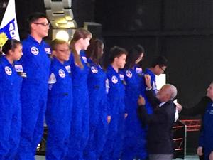 Grace Graduating from Space Camp 
