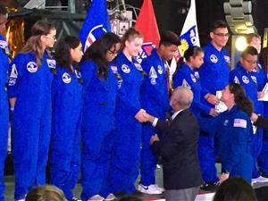 Cadence Graduating from Space Camp 