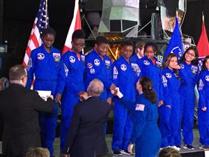 Thuron Graduating from Space Camp 