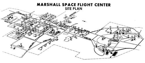 Marshall Space Flight Center Site Plan 