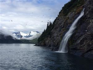 Alaskan Waterfall 